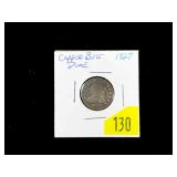 1827 U.S. Capped Bust dime