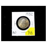 1932 Washington quarter, AU