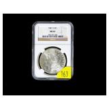 1881-S Morgan dollar, NGC slab certified MS-67