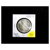 1882-CC Morgan dollar, gem BU