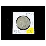 1935-S Peace dollar, better date