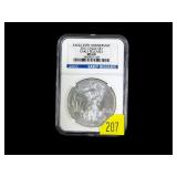 2011 American Silver Eagle, NGC slab certified