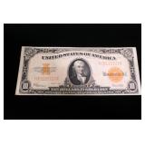 $10 Gold certificate, series of 1922