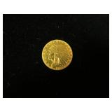 1913 $2.50 Gold Indian Quarter Eagle, BU