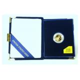1988 $5 Gold American Eagle Proof, one tenth ounce