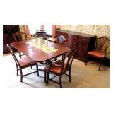 11-piece Mahogany Shearton style mahogany