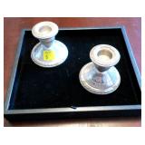 Pair of Sterling Silver Candle Stick