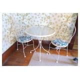 3-piece set with ice cream chairs,