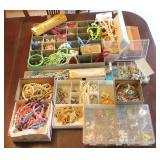 Large lot of assorted costume jewelry