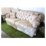 Floral sofa, 80" W