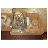 Lot of assorted Silver plate and stainless