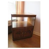 Lot, 2 rolling TV stands: