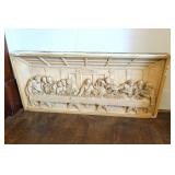 17" x 37" "Last Supper" decorative wall hanging