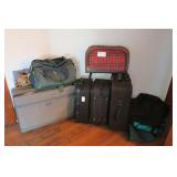 Large lot assorted luggage