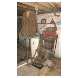 Lot, fruit press and tools