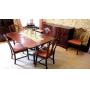 11-piece Mahogany Shearton style mahogany