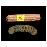 50- Indian Head cents, mixed dates -x50 coins