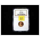 1948-D  Lincoln cent, NGC slab certified MS-66 RD