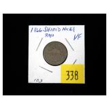 1866 Shield nickel