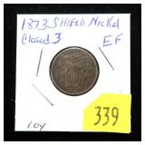 1873 Shield nickel