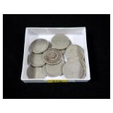 14- Liberty nickels, mixed dates -x14 nickels