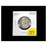 1937 Washington quarter, AU