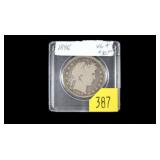 1898 Barber half dollar