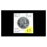 1963 Proof half dollar