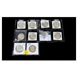 10- 1964 Kennedy half dollars, 90% silver -x10