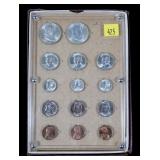 1948 P,D,S Mint set, BU, 14 coins