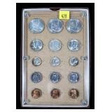 1953 P, D,S Mint set, BU, 15 coins