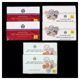 6- U.S. Mint sets: 2-1987, 2-1988, 2-1989 -x6 sets
