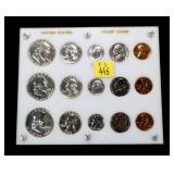 3- U.S. Proof sets: 1956, 1957, 1958 in Capitol