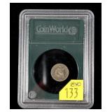 1840 Seated Liberty half dime