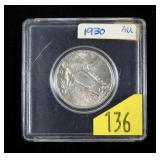 1930 Standing Liberty quarter dollar, AU