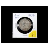 1834 Capped Bust half dollar