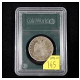 1841-O Seated Liberty half dollar, EF-AU