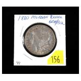 1880 Morgan dollar, BU