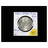 1880-O Morgan dollar, gem BU