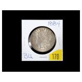 1884 Morgan dollar, BU