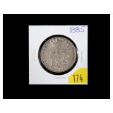 1885 Morgan dollar