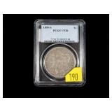 1895-S Morgan dollar, PCGS slab certified VF-20