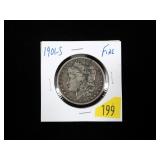 1901-S Morgan dollar, Fine