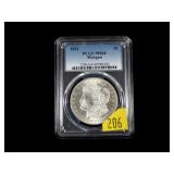 1921 Morgan dollar, PCGS slab certified MS-64