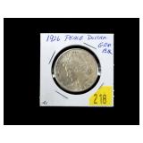 1926 Peace dollar, BU