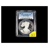 2007-W Silver Eagle, NGC slab certified PR69 DCAM
