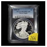2008-W Silver Eagle, PCGS slab certified PR70 DCAM