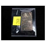 1 Troy oz. .999 Fine silver bar