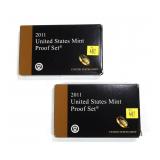 2- 2011 Proof sets -x2 sets