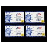 4- 2005 Proof sets -x4 sets